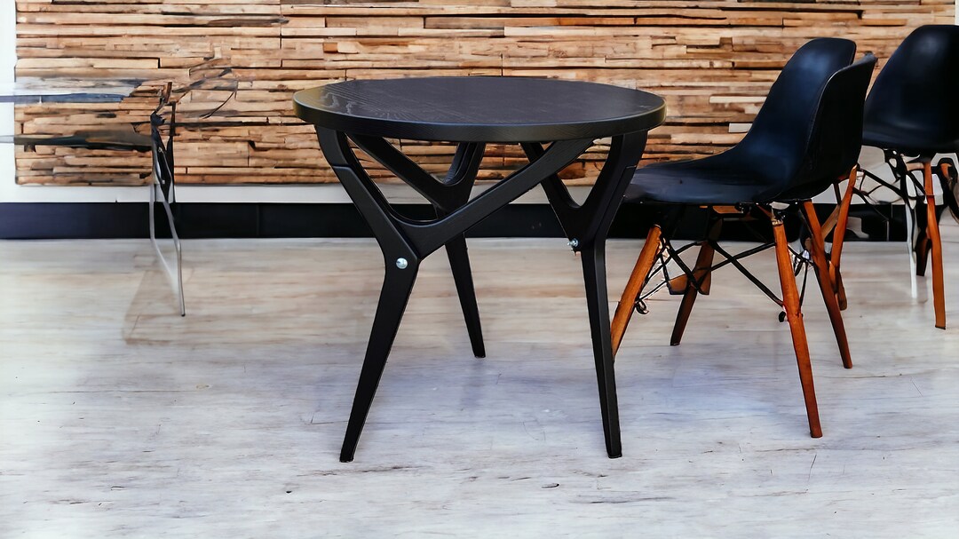 Transformer 2 in 1 Round Wooden Round Coffee Table | Folding Table ...