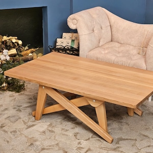 Transformation table 2in1 dining coffee | dining table | coffee table | handmade furniture | kitkhen table | solid wood table | wood table
