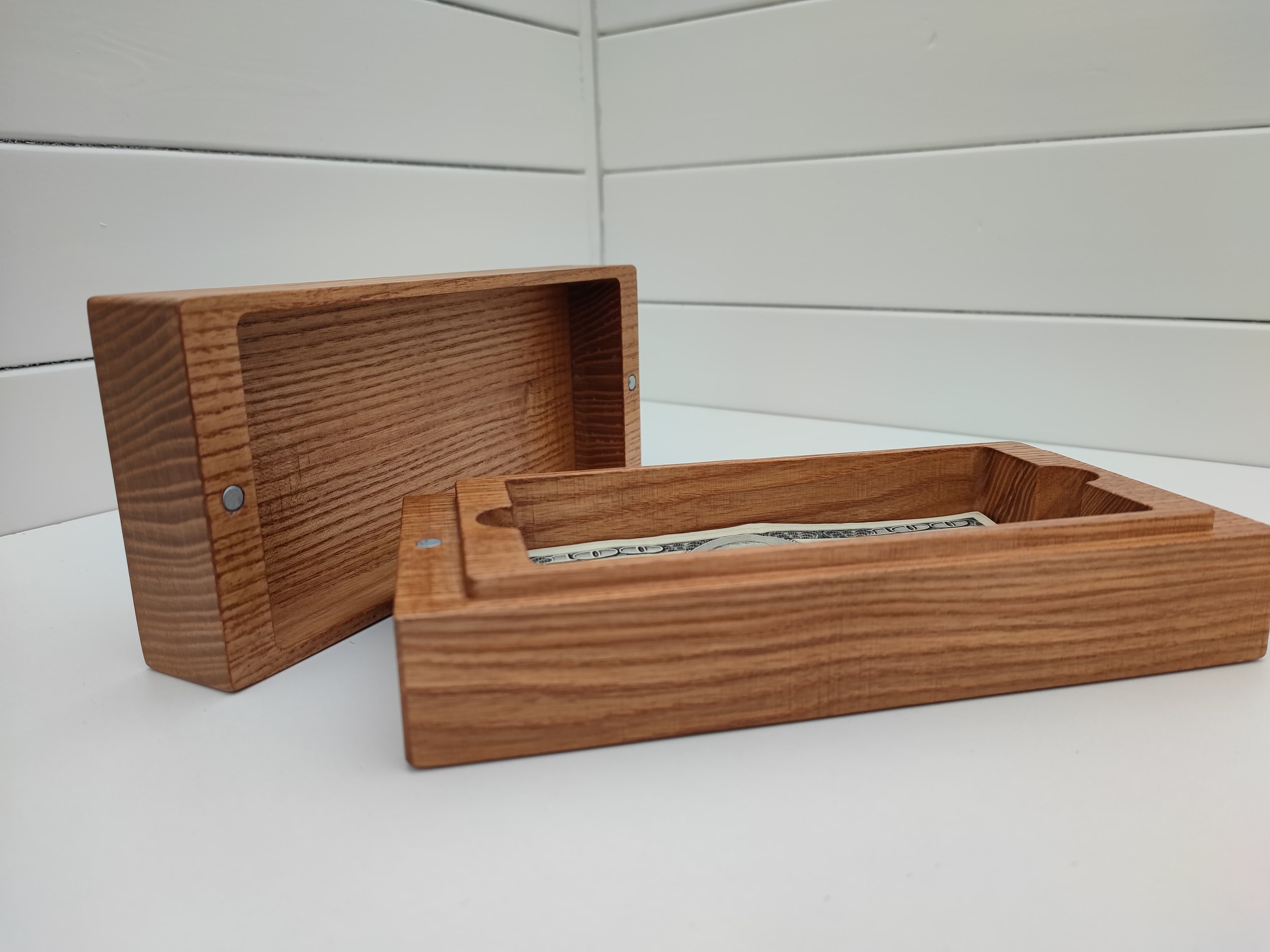 Wooden Box for Storing Money Stash Box Etsy