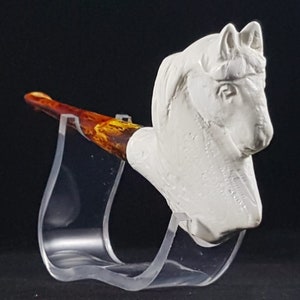 Meerschaum Pipe Horse, Hand-Carved Pipe, The Best Quality Meerschaum, Unsmoked Meerschaum