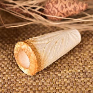 Chillum Pipe, Tobacco Pipe, Calcined Chillum Pipe, Block Meerschaum, Turkish Meerschaum, Unsmoked Pipe, Genuine Meerschaum