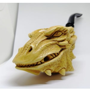 Dragon Meerschaum Pipe,  Meerschaum Pipe, MADE TO ORDER, The Best Quality Meerschaum, Unsmoked Meerschaum