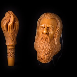 Wizard Meerschaum Pipe, Hand-Carved, Hand-Carved Pipe, The Best Quality Meerschaum, Unsmoked Meerschaum