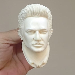 Tom Ellis Meerschaum Pipe, Block Meerschaum, Turkish Meerschaum, Lucifer Pipe, Evil Meerschaum Pipe, Handmade Pipe