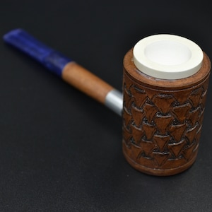 Freehand Poker Pipe, Sitter Pipe, Poker Pipe, Block Meerschaum, Large Pipe Meerschaum, Turkish Meerschaum, Tobacco Pipe