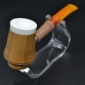 Brown Barrel Pipe, Freehand Pipe, Block Meerschaum, Large Pipe Meerschaum, Turkish Meerschaum, Tobacco Pipe, Smoking Pipe