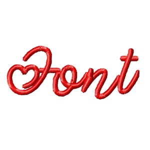 Font machine embroidery design alphabet pattern. Text custom digitized pattern