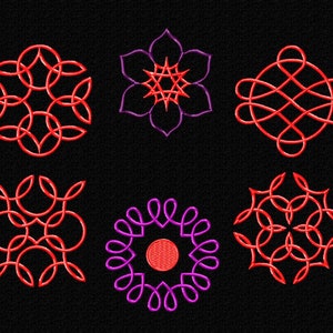 Set Machine Embroidery Celtic knot designs. Celtic motif patterns