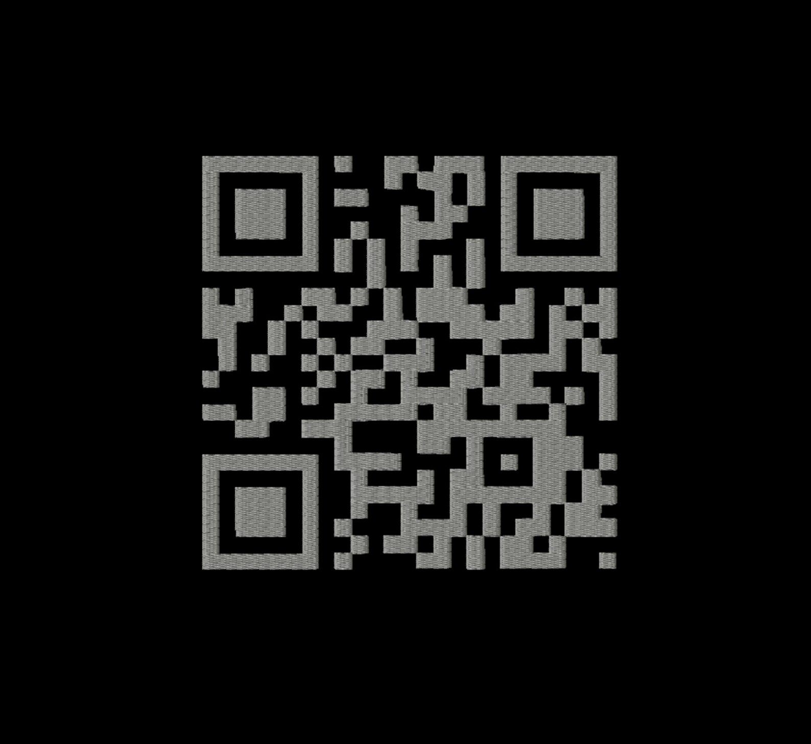 QR Code Embroidery Design. Personalized Machine Embroidery Pattern. - Etsy