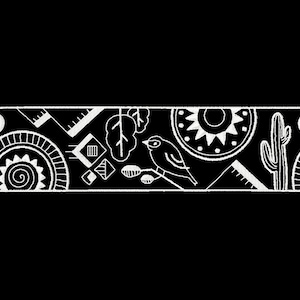 Grens borduurmachine ontwerpen Folk patronen etnische sieraad.