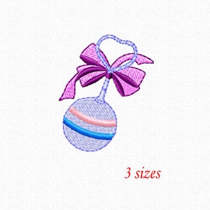 Baby machine embroidery design Sketch embroidery pattern, set 3 sizes