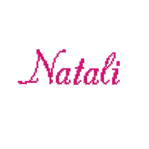 Font machine embroidery design Cross stitch alphabet pattern. Text custom digitized pattern