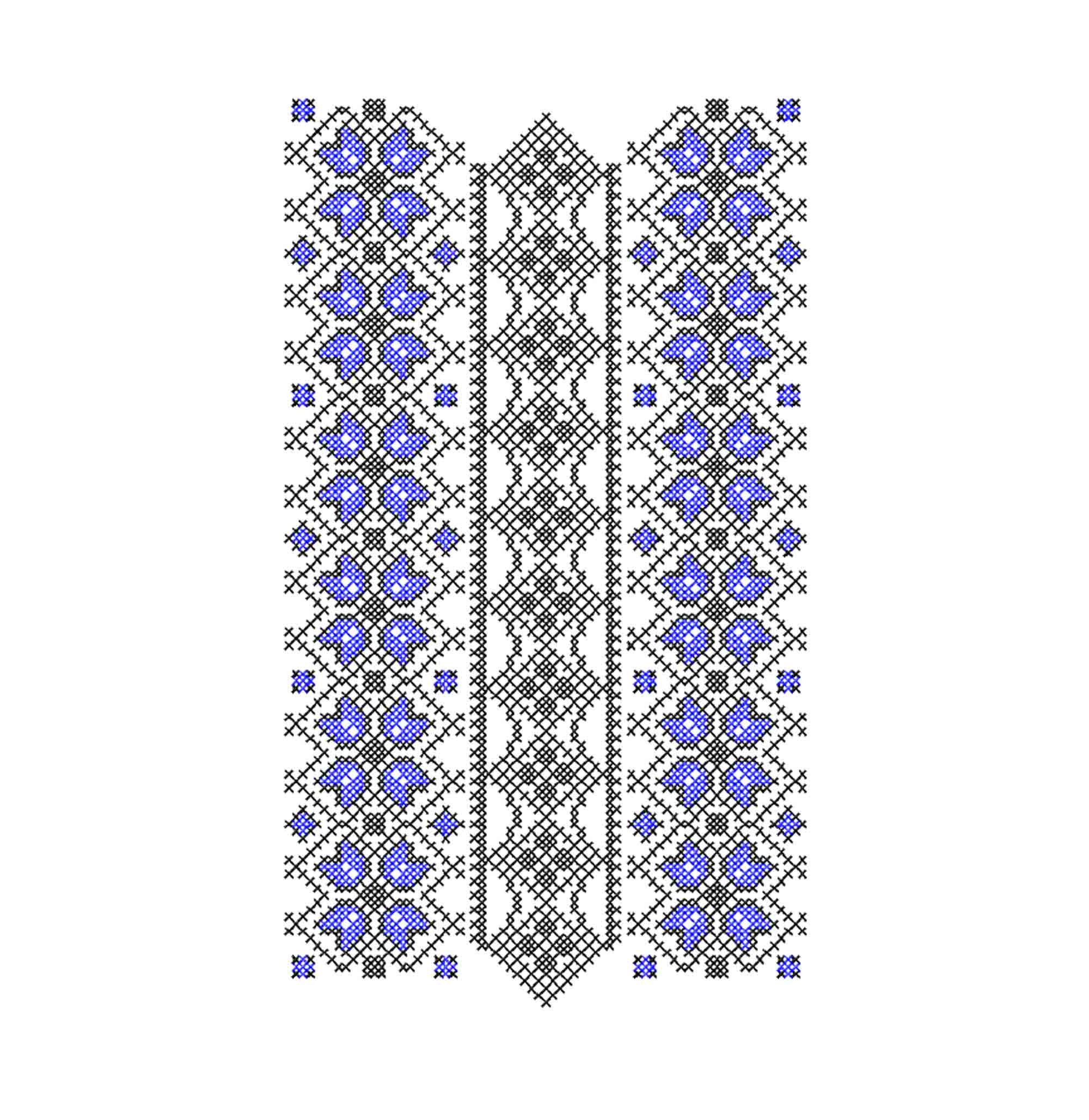 Folk Machine embroidery design Cross stitch digital pattern. Etsy