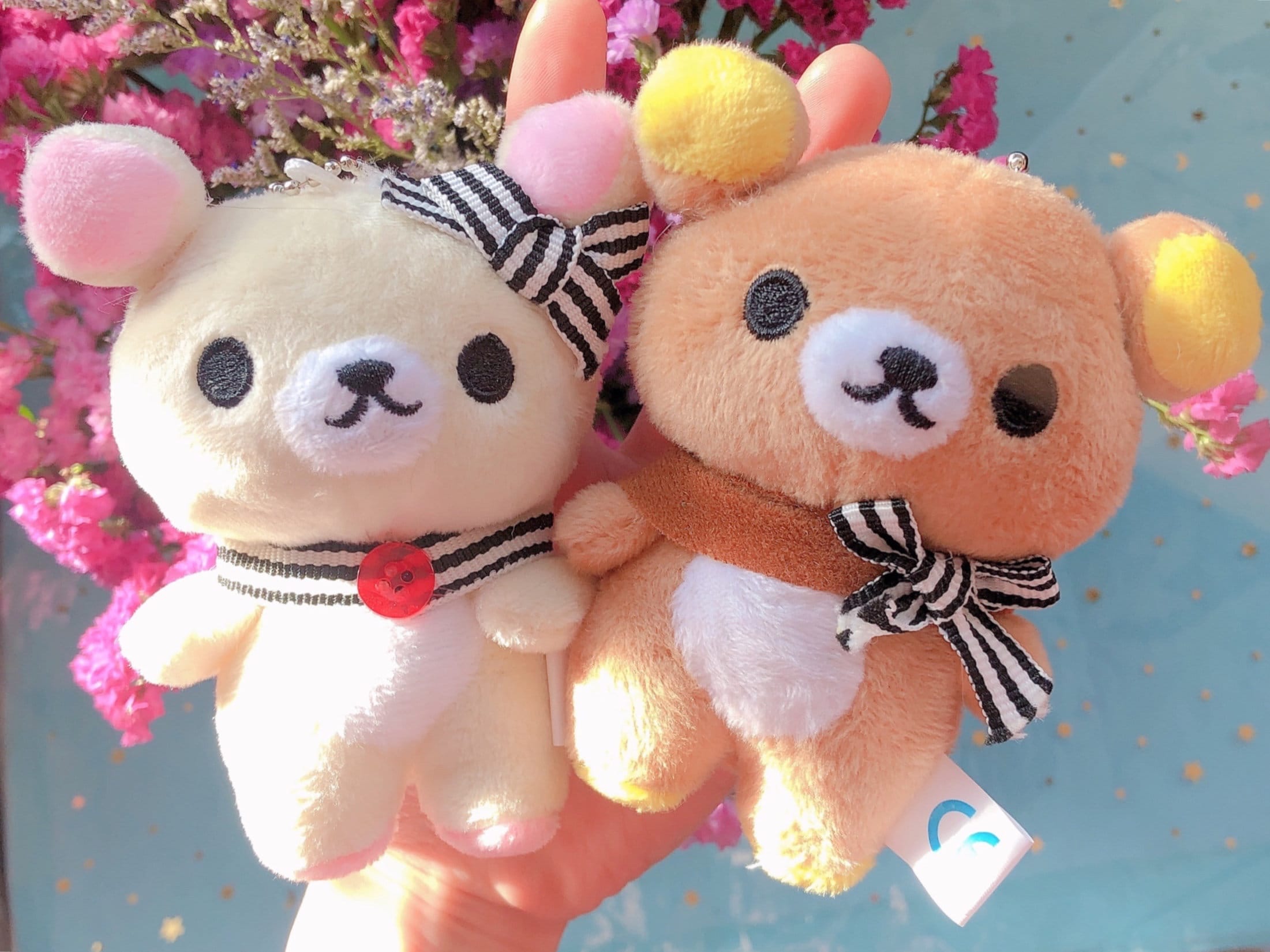 Kawaii Rilakkuma and Korilakkuma Plush Stuffed Soft Toy Etsy