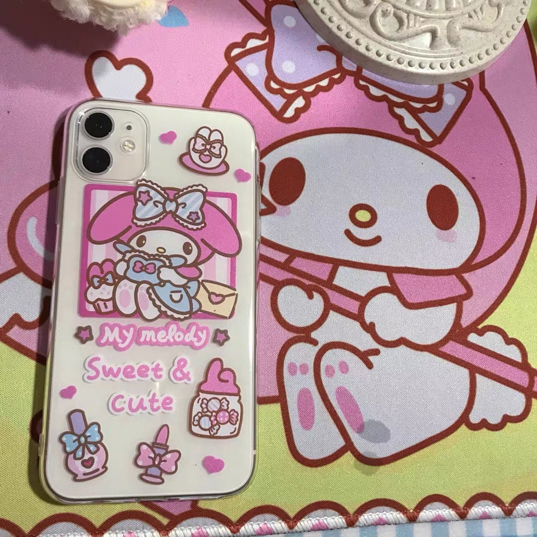 Cute Sanrio My Melody Clear TPU Phone Case for iPhone 7 8 Plus | Etsy