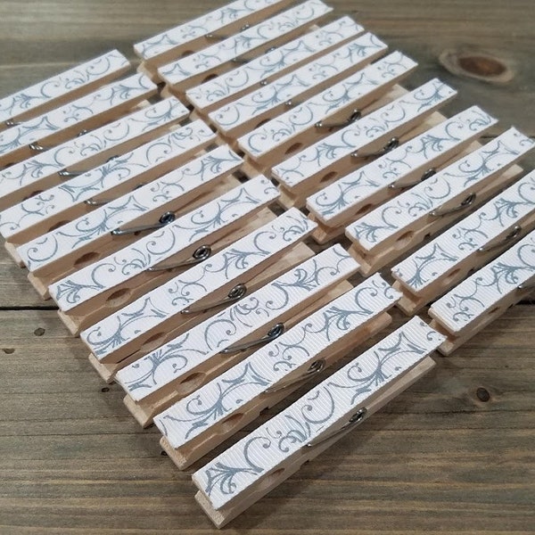 Elegant Clothespins - Set of 20