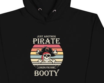 Funny Nautical Pirate Unisex Hoodie, Gift For Him, Gift For Boater, Gift for Sailor