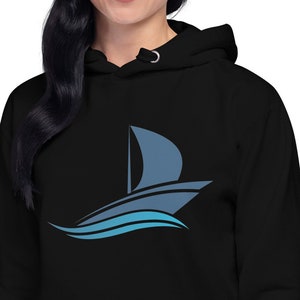 Sailing Unisex Hoodie, Boat Wear, Gift for him, Gift For Her, Gift For Sailors, Sweatshirt, Boating Sweatshirt