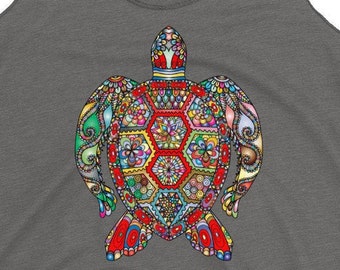 Turtle Design Women's Racerback Tank
