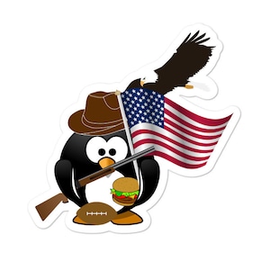 The Patriot Bubble-free vinyl stickers