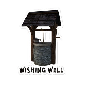 Lustige Tip Jar Bubble-freie Aufkleber, Wishing Well Tip Jar, Wishing Well Sticker