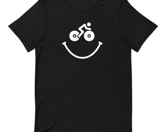 Funny Bicycling Short-sleeve unisex t-shirt, Cycling T-Shirt, Gift For Cyclist, Riding Shirt