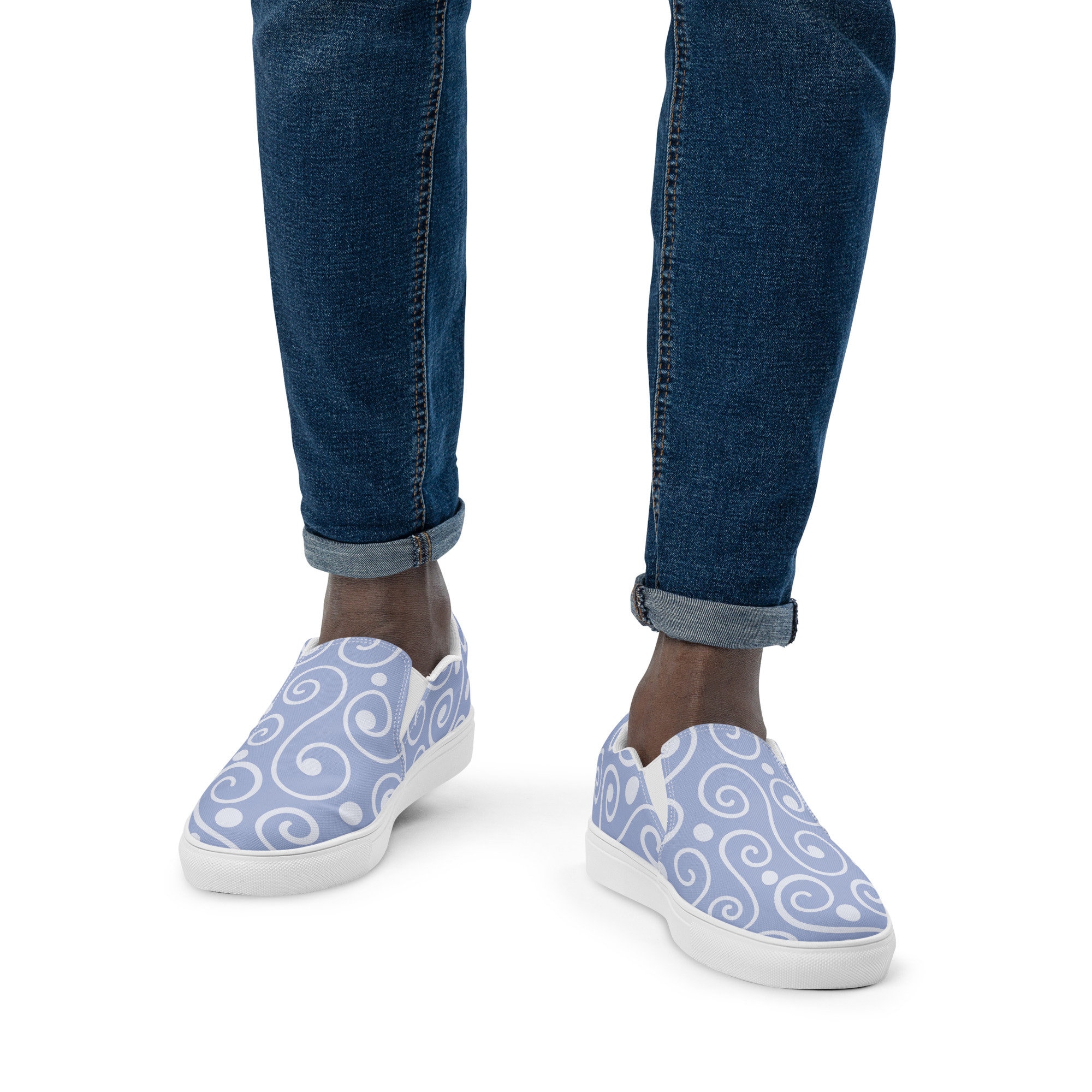 Blue Abstract Design Men