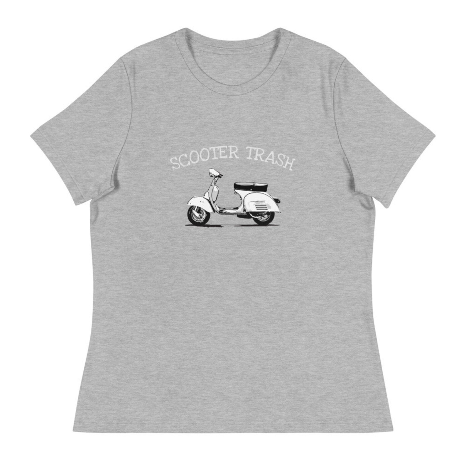 Scooter Trash Women's Relaxed Tshirt Etsy