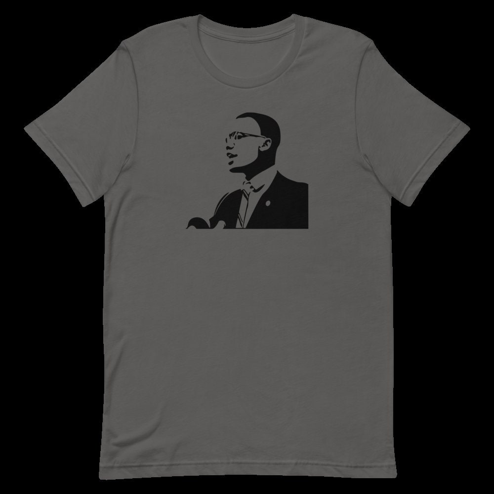 Malcolm X Design Short-sleeve Unisex T-shirt Civil Rights | Etsy