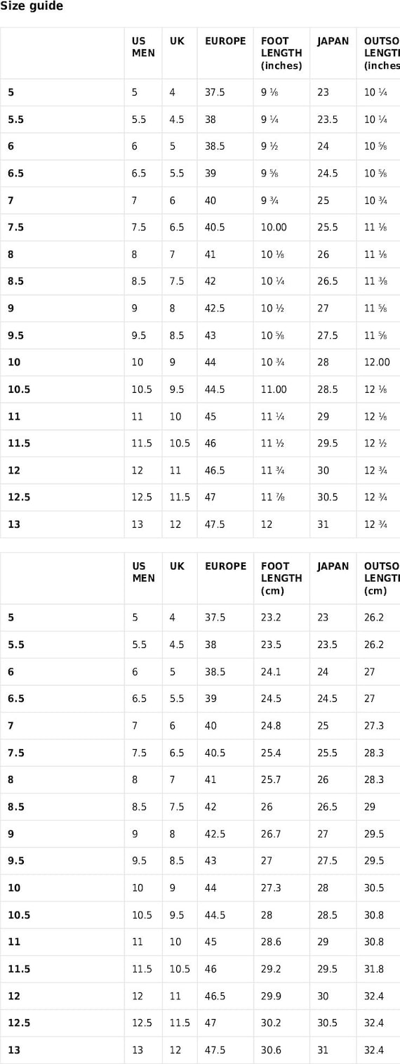 Numeri top scarpe australia