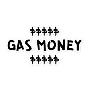 Funny Tip Jar Sign, Tip Jar Adesivi senza bolle, Tip Jar Labels, Gas Money Sticker