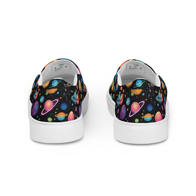 Womens Space Lover's Slip-on Canvas Shoes, Outer Space Design Casual ...
