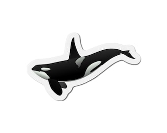Imanes troquelados de orca / Imán de orca, animal marino