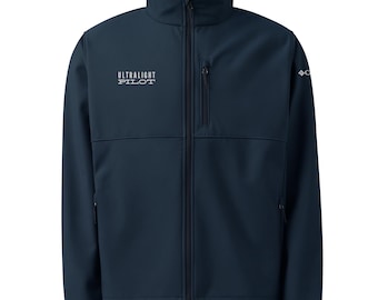 ULTRALIGHT PILOT Embroidered on Columbia soft shell jacket, Ultralight Pilot Jacket