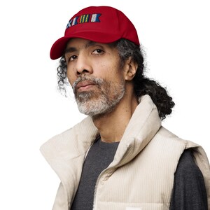 MAGA spelled out with Embroidered Nautical Flags Dad hat, Semaphore Flags MAGA cap