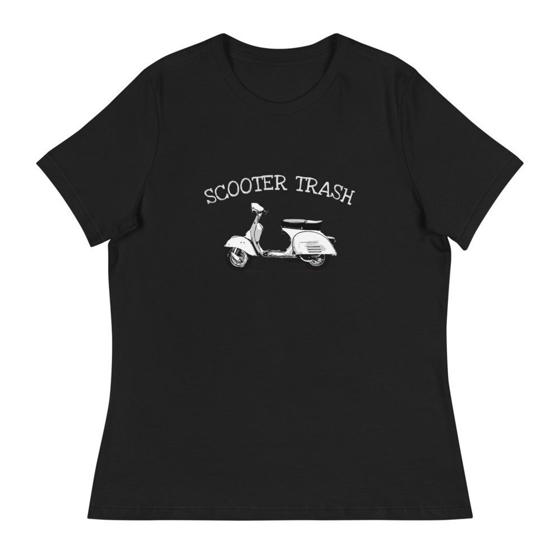 Scooter Trash Women's Relaxed Tshirt Etsy