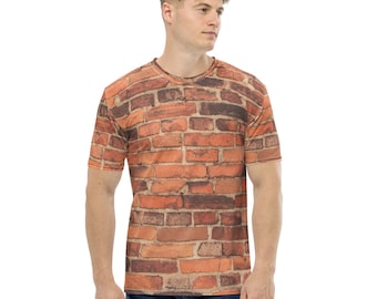 Red Brick Wall Men&#39;s T-shirt