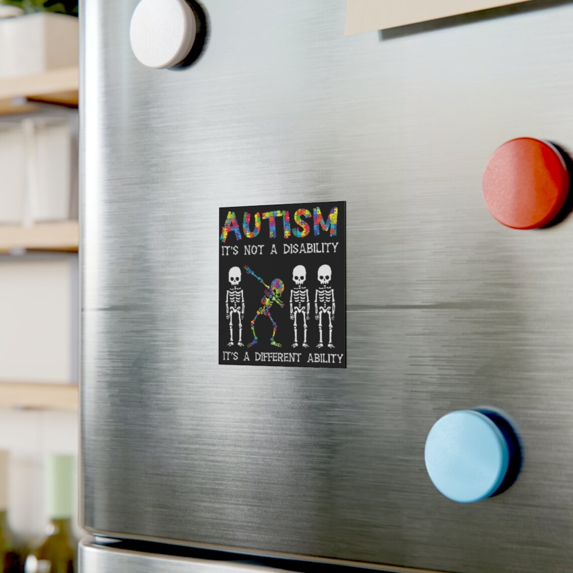 Autism Support Magnet, Autism It's Not A Disability It's A Different ...