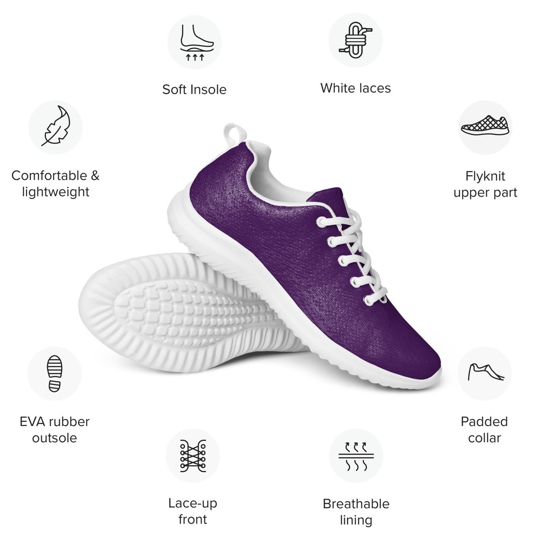 women's purple athletic shoes