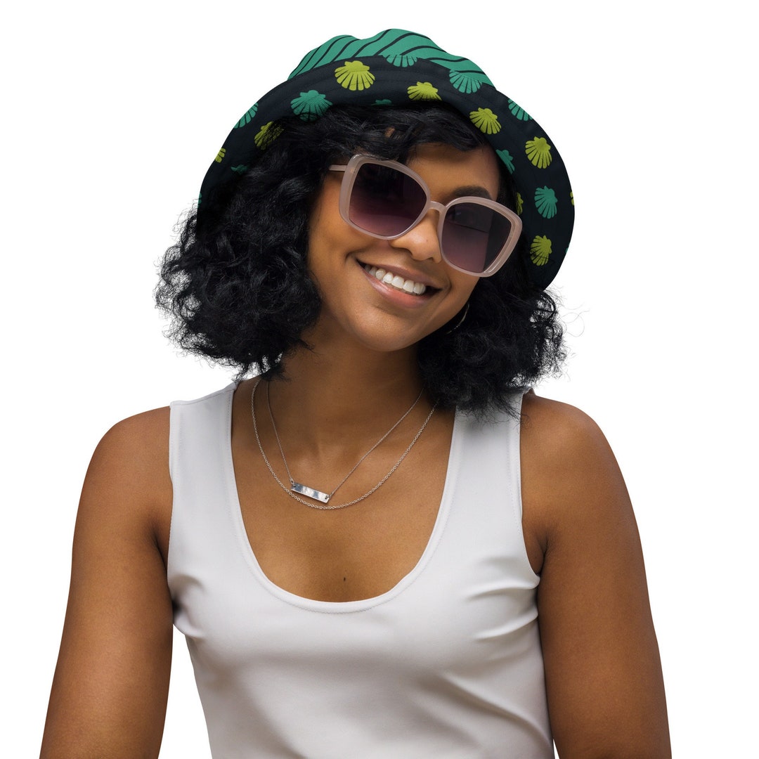 Navigating Hat Nautical Design Reversible Bucket Hat, Boating Sailing Cruising Hat ...