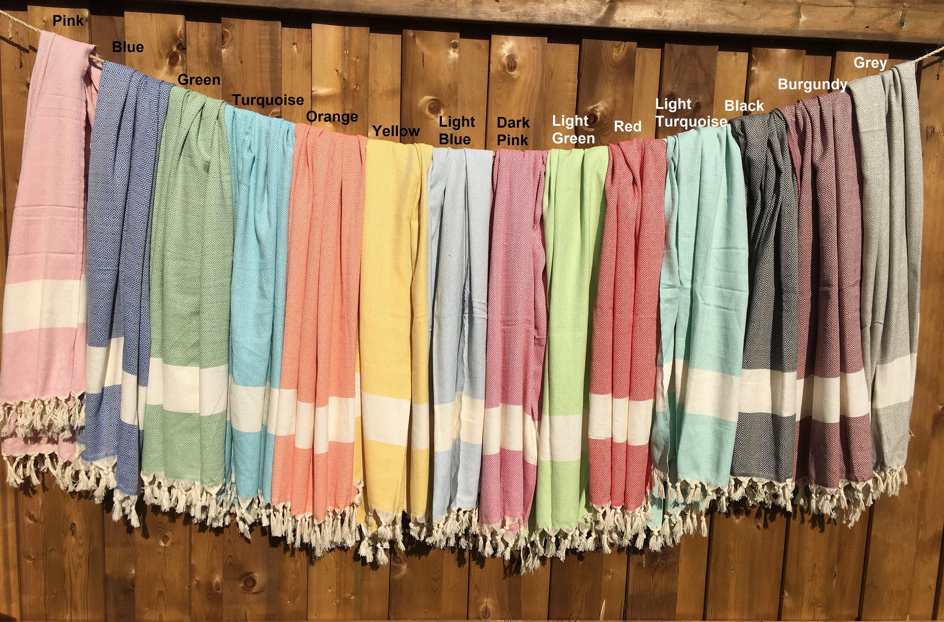 Turkish Peshtemal Bath Towel Cotton Cloth Beach Towel Etsy Hong Kong