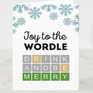 Alegría a la Tarjeta de Felicitación Feliz Navidad