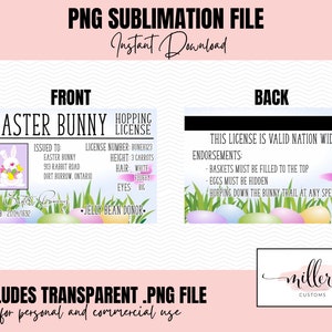 Easter Bunny | Easter Egg | Bunny License | PNG for Sublimation