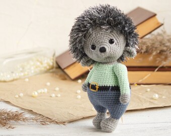 Crochet Hedgehog Pattern: Amigurumi Toy Tutorial (English) (PDF Pattern)