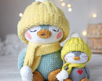 Penguin crochet pattern in English. Amigurumi Little penguin pattern. Cute crochet pattern ideas