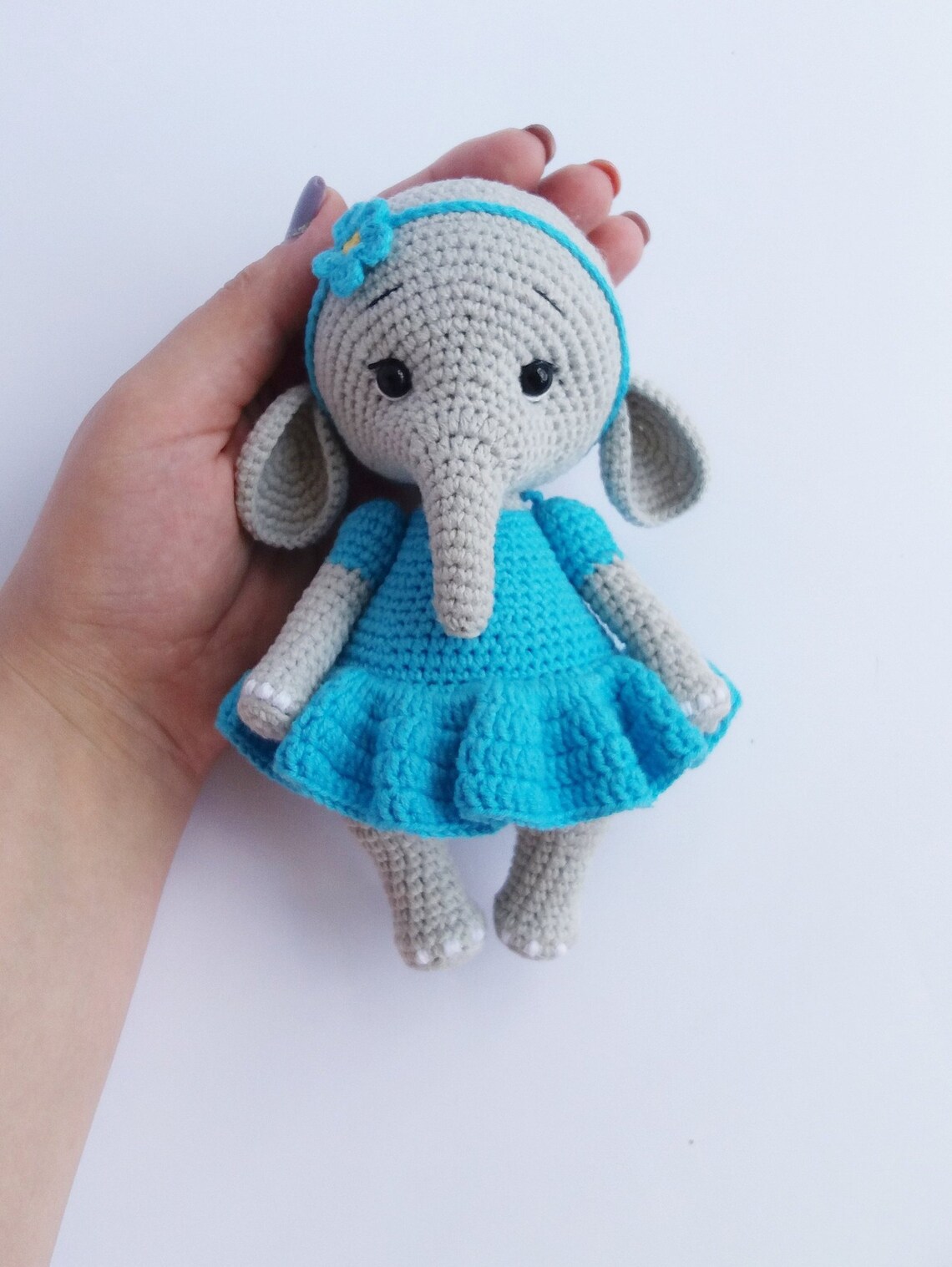 Elephant toy stuffed elephant doll little elephant gift for Etsy