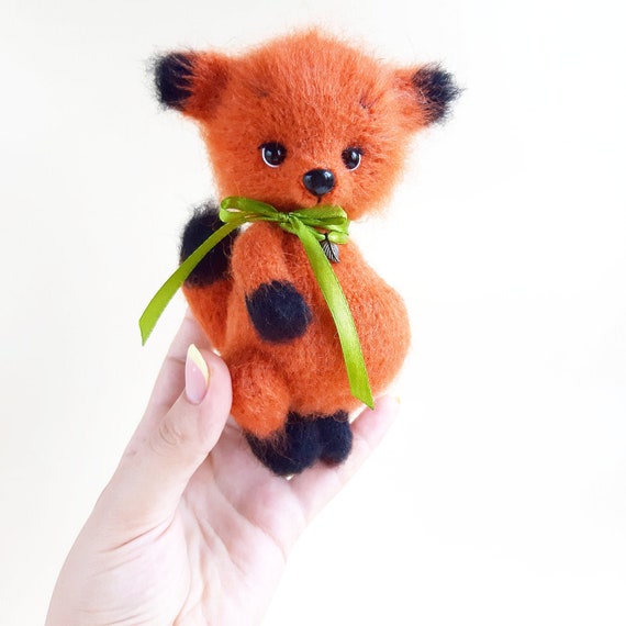 Fox Toy Crochet Fox Red Fox Interior Toy Orange Fox Crochet Animal