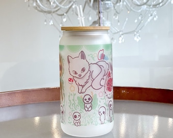 San Forest Princess Frosted 16 Unzen Glasbecher
