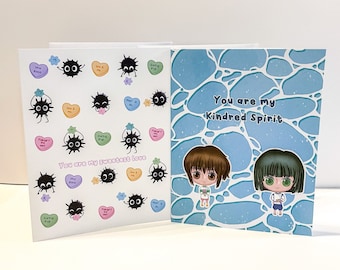 Haku + Chihiro Valentines Day Card [2 pack]