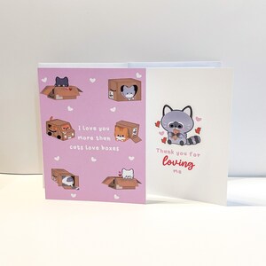 Cute Animal Valentines Day Card [2 pack] - byshira